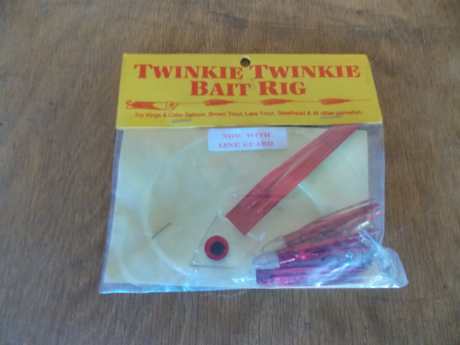 NEW Twinkie Twinkie Bait Rig RED W/Line Guard Salmon-Trout &Other Game Fish 9/26