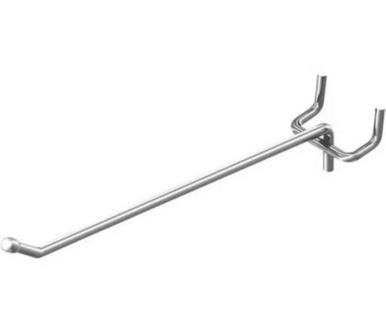 3/16" ×8" Galvanized Steel Ball Tip End Peg Hook  100 pcs - Southern Imperial.