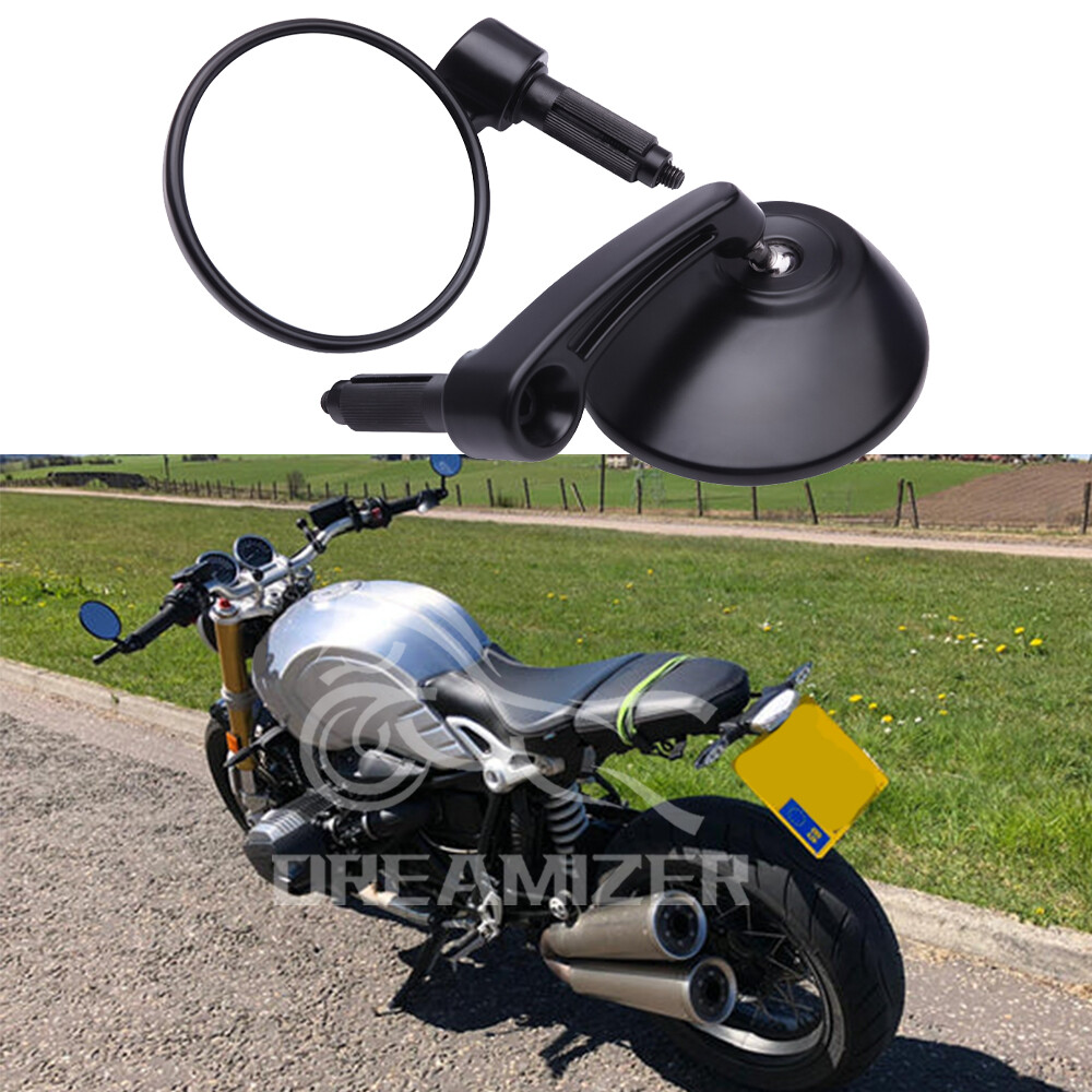 7/8" Motorcycle Bar End Side Mirrors For R Nine T Cafe Racer Scrambler S1000RR