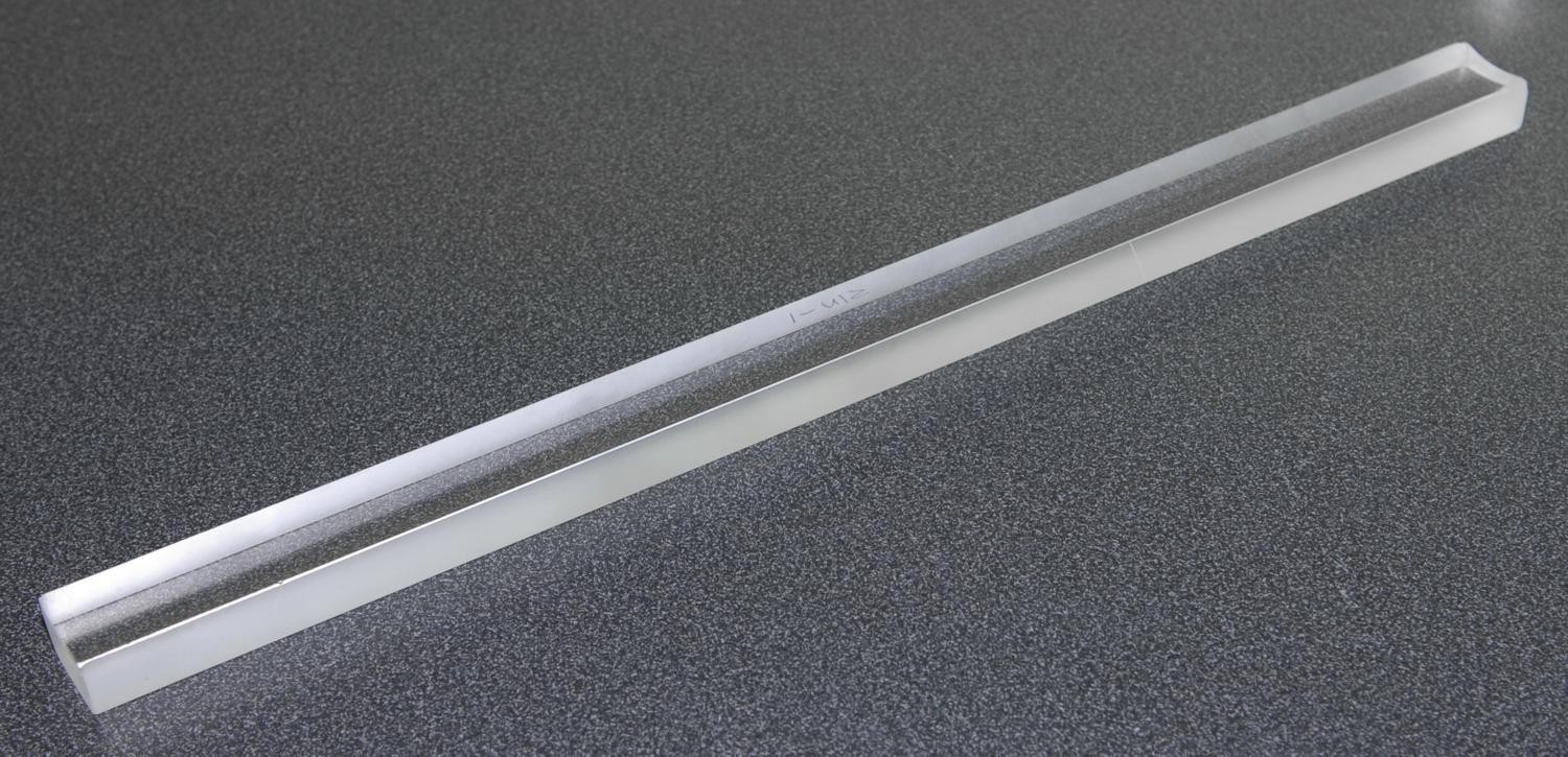 VERY LONG (16.75") CYLINDRICAL PLANO CONCAVE LENS, MgF2 Coating