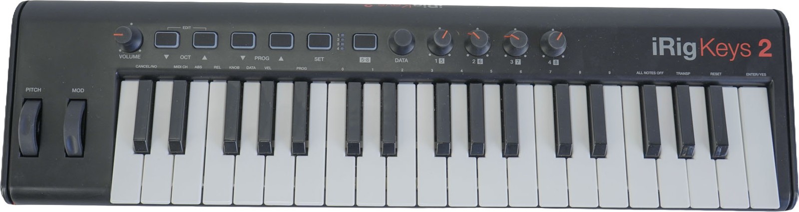 IK Multimedia iRig Keys 2 37-Mini Key Controller for iPhone, iPad and Mac/PC