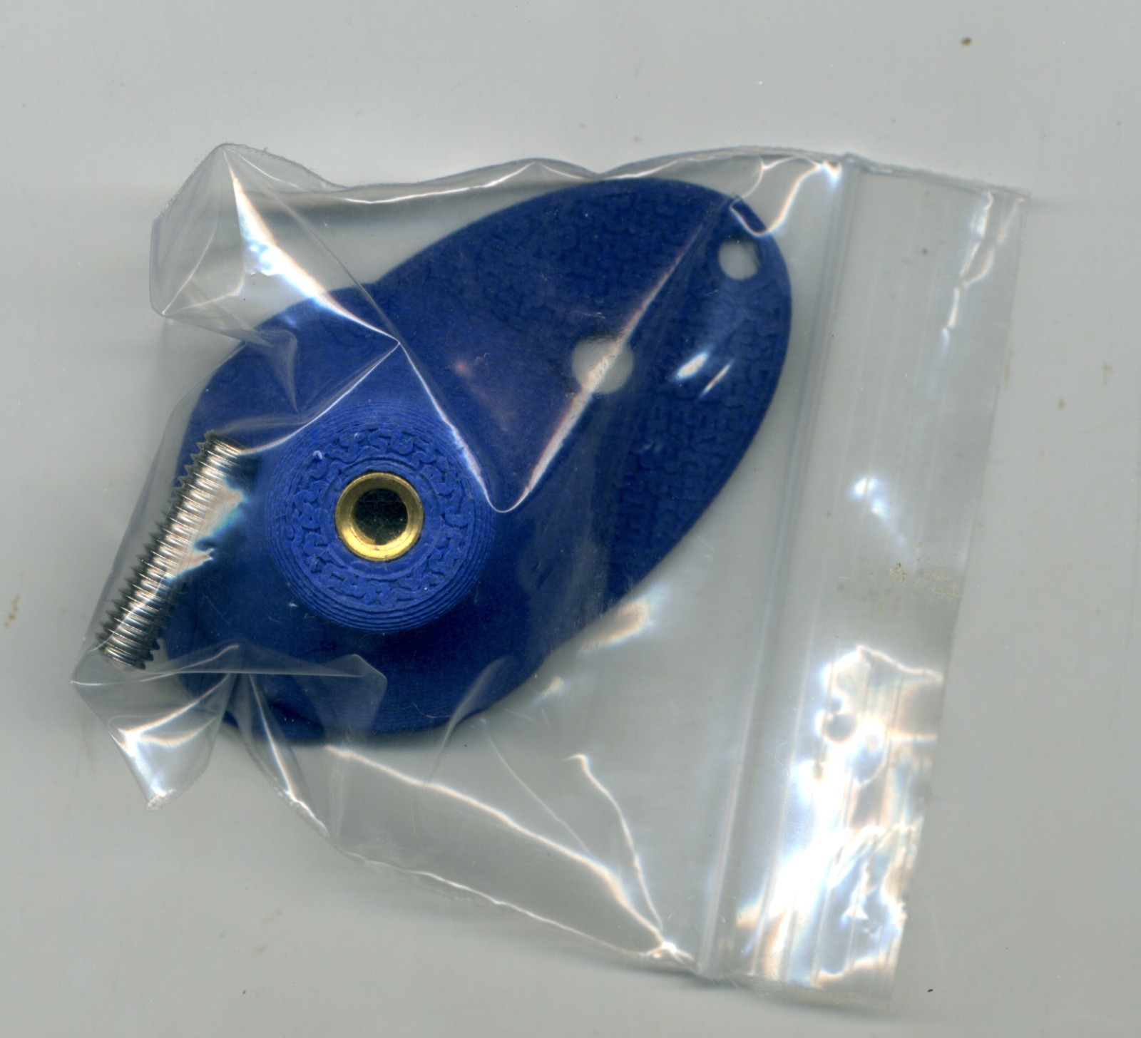 Matte blue PLA-CF paddle and knob for Vibroplex Original key- Ham Morse code