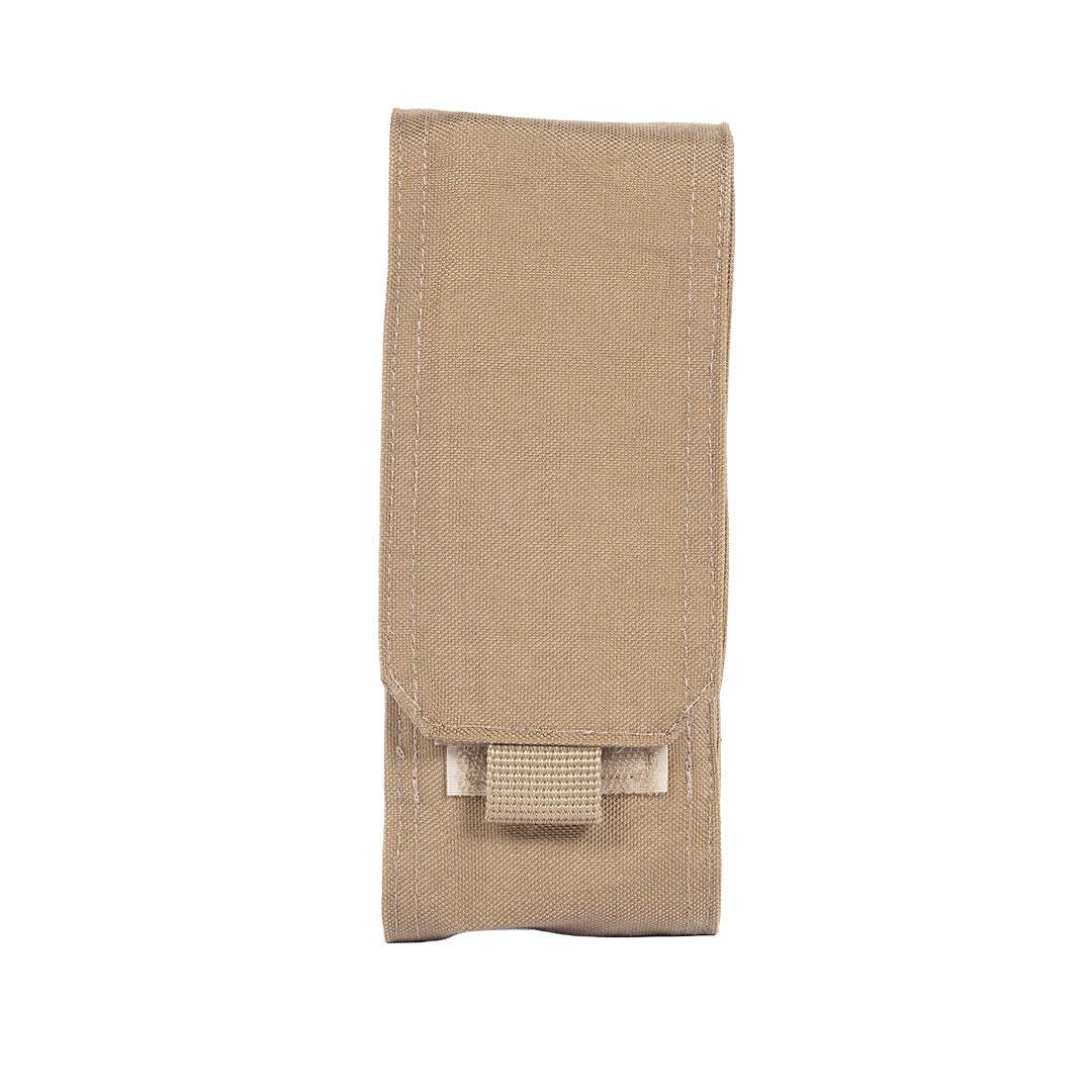 MOLLE Single Rifle Mag Pouch 5.56 600D Nylon Hook Loop Flap Tactical Magazine