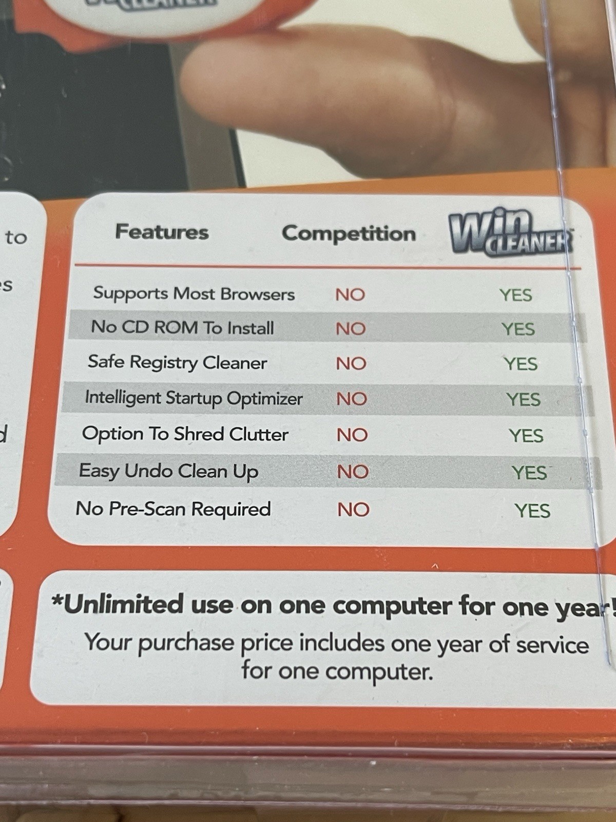 Win Cleaner One Click Professional USB Computer Clean Repair for PC Laptop