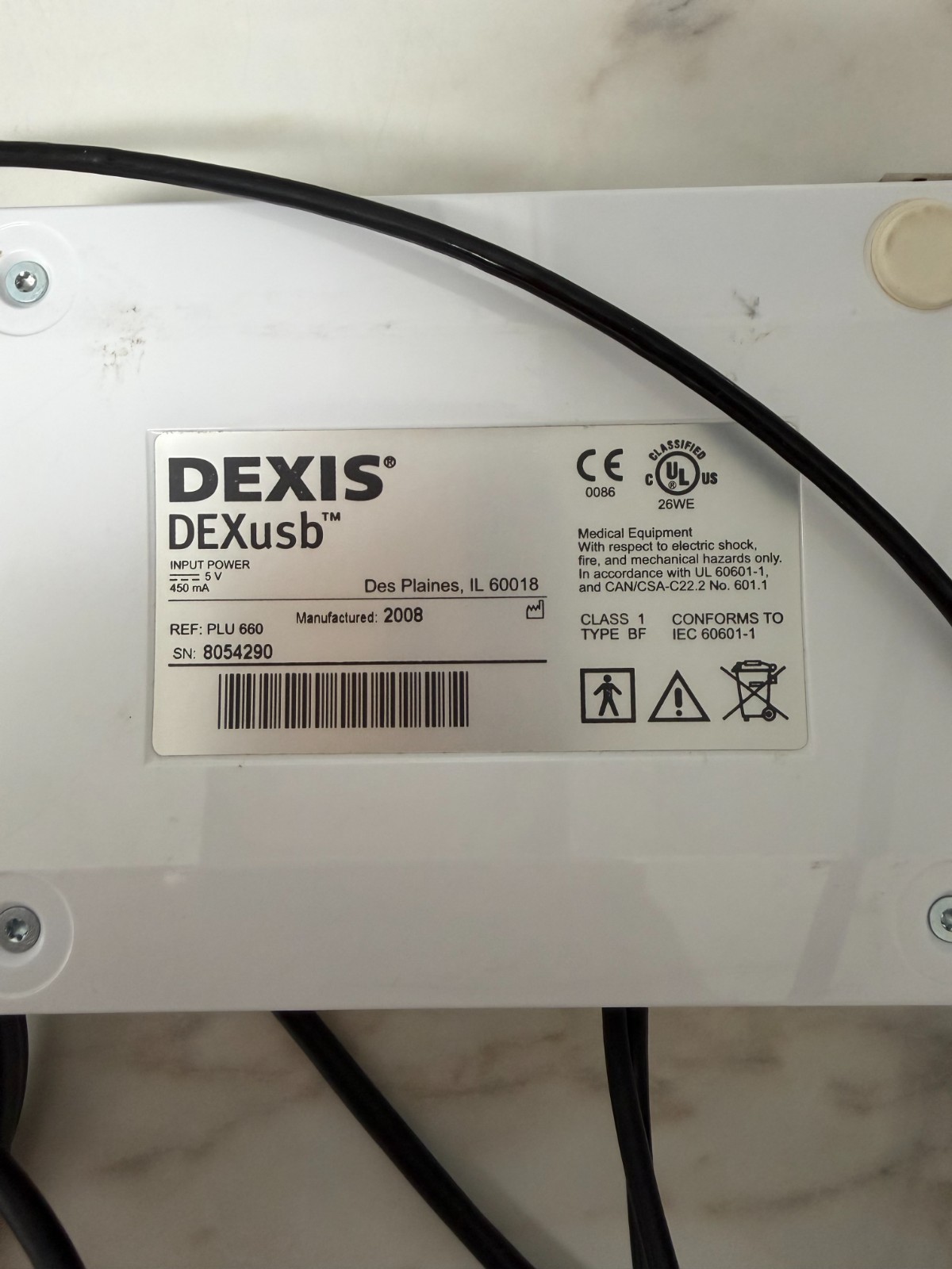 DEXIS Platinum PLU660 Sensor and Dock