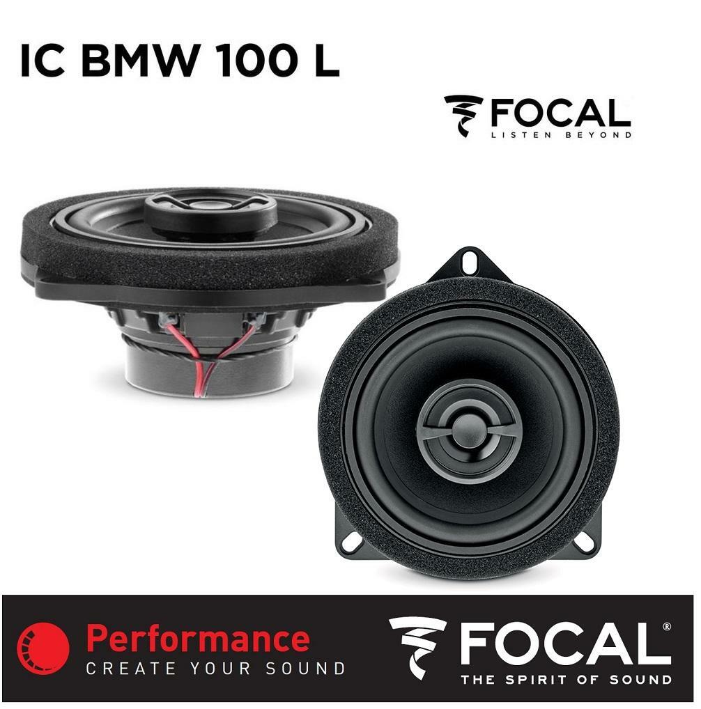 Focal IC BMW 100L 2-Way Coaxial Speakers 10cm for Mini Clubman, F54 Rear