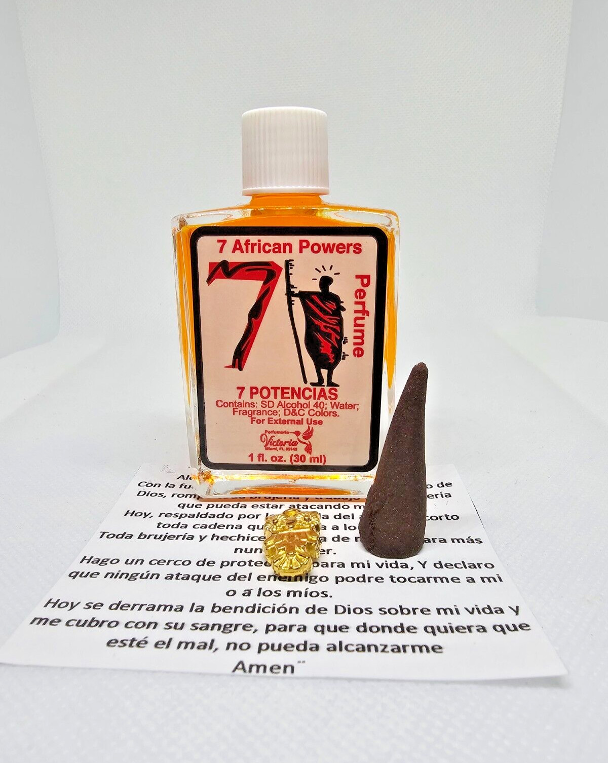 SIETE POTENCIAS PERFUME / 7 AFRICAN POWERS  ATRAE ABUNDANCIA EXITO FORTUNA