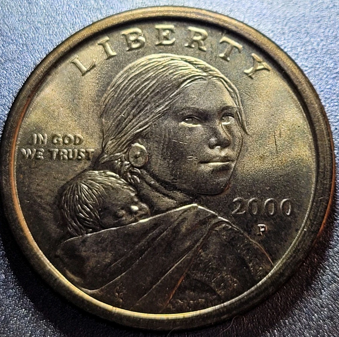 USA Sacagawea $1 Dollar 2000 P Error Coin