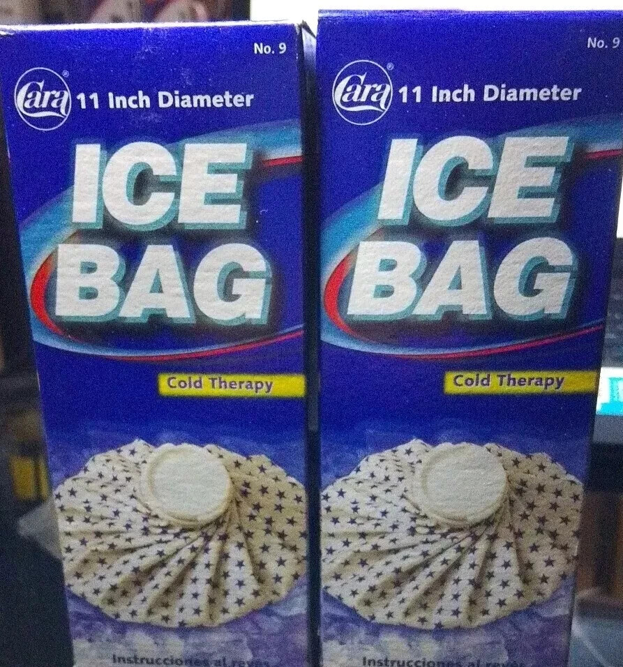 Lot of 2 pack Cara 11 Inch Diameter Ice Bag No.9