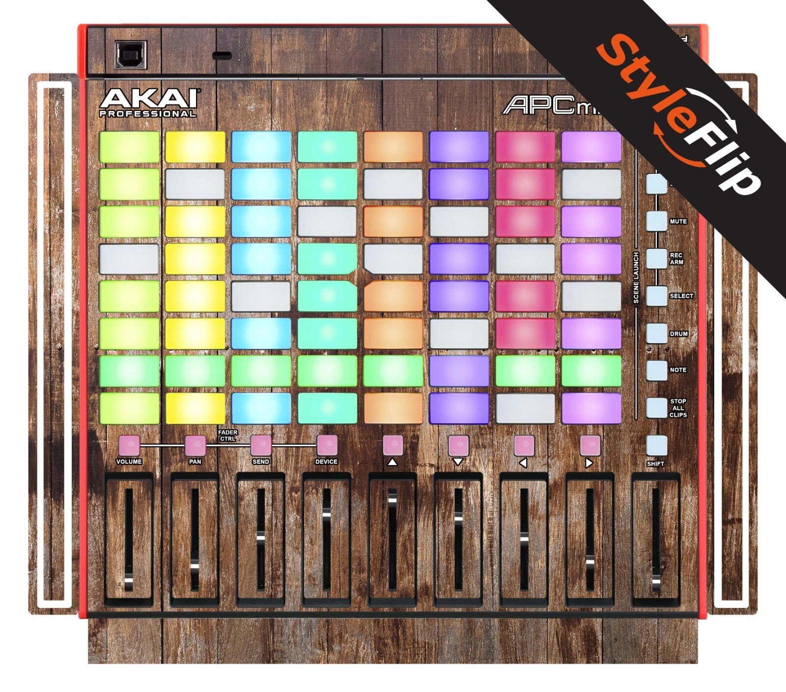 Akai APC Mini MK2 Skin | Wood #1 | Protective Decal | StyleFlip Skins