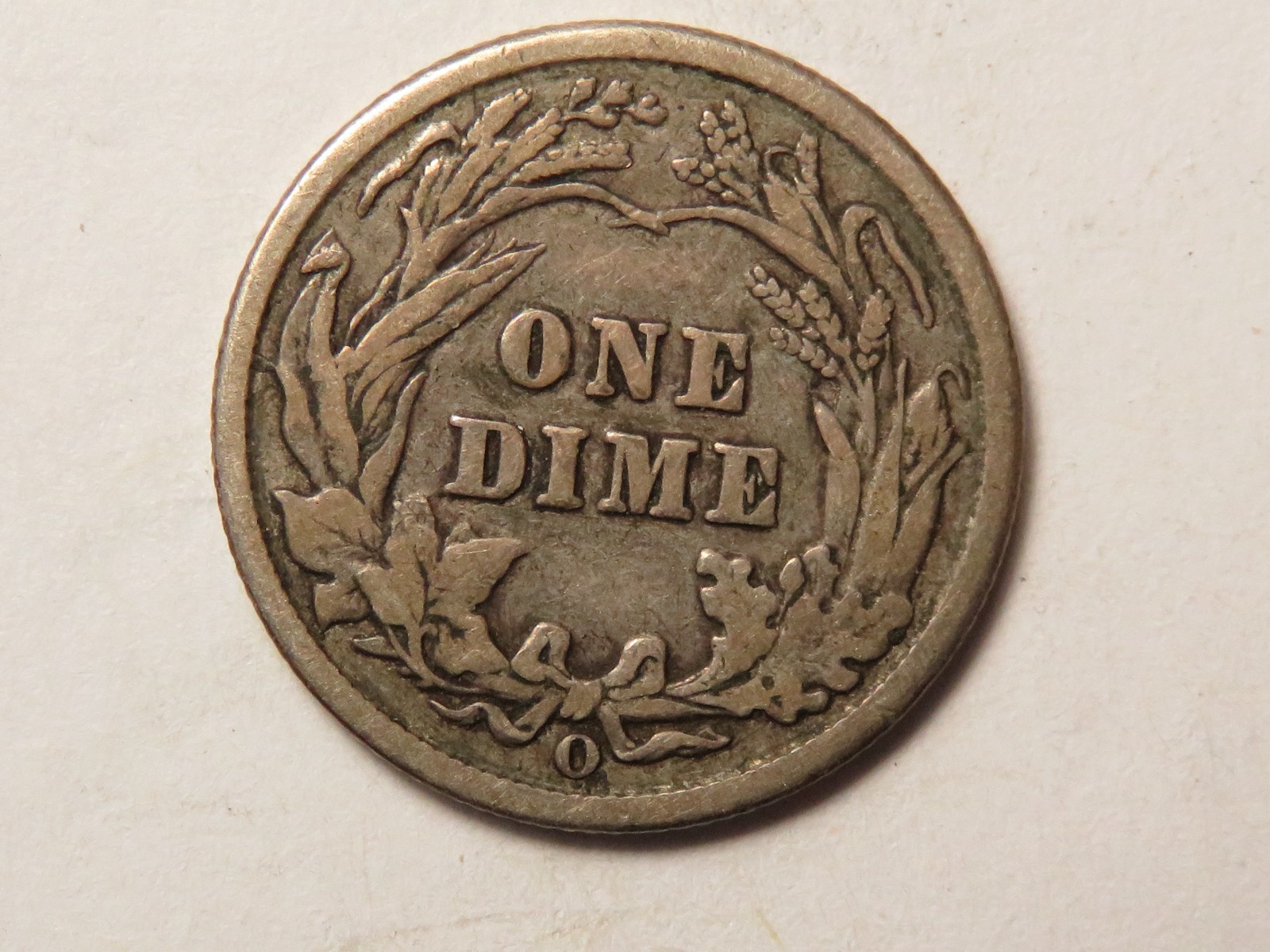 1906-O Barber Dime Grading VF