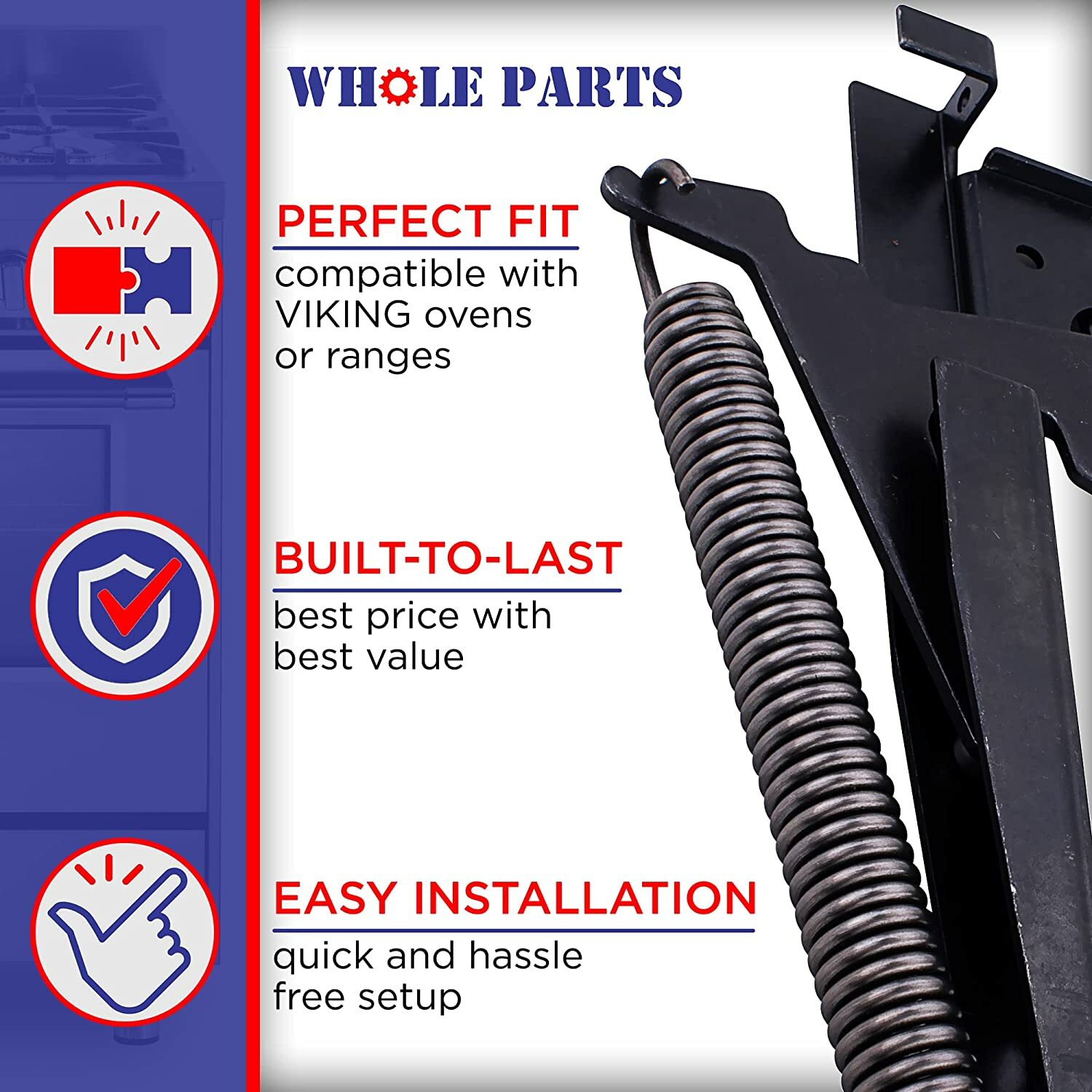NEW PC020126 Range Oven Door Hinge For Viking