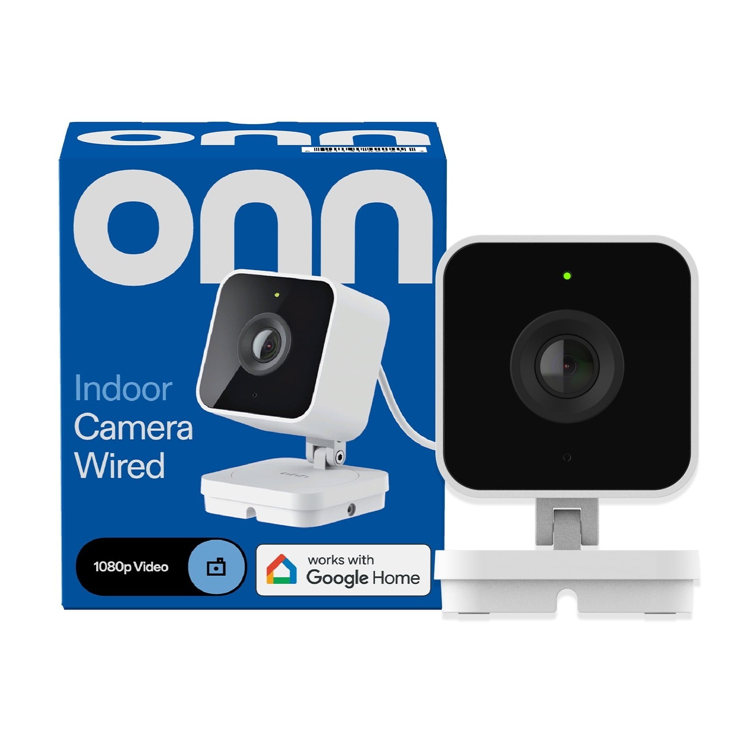 onn Indoor Wired 1080P HD Security Camera works with Google Home (100162899)™