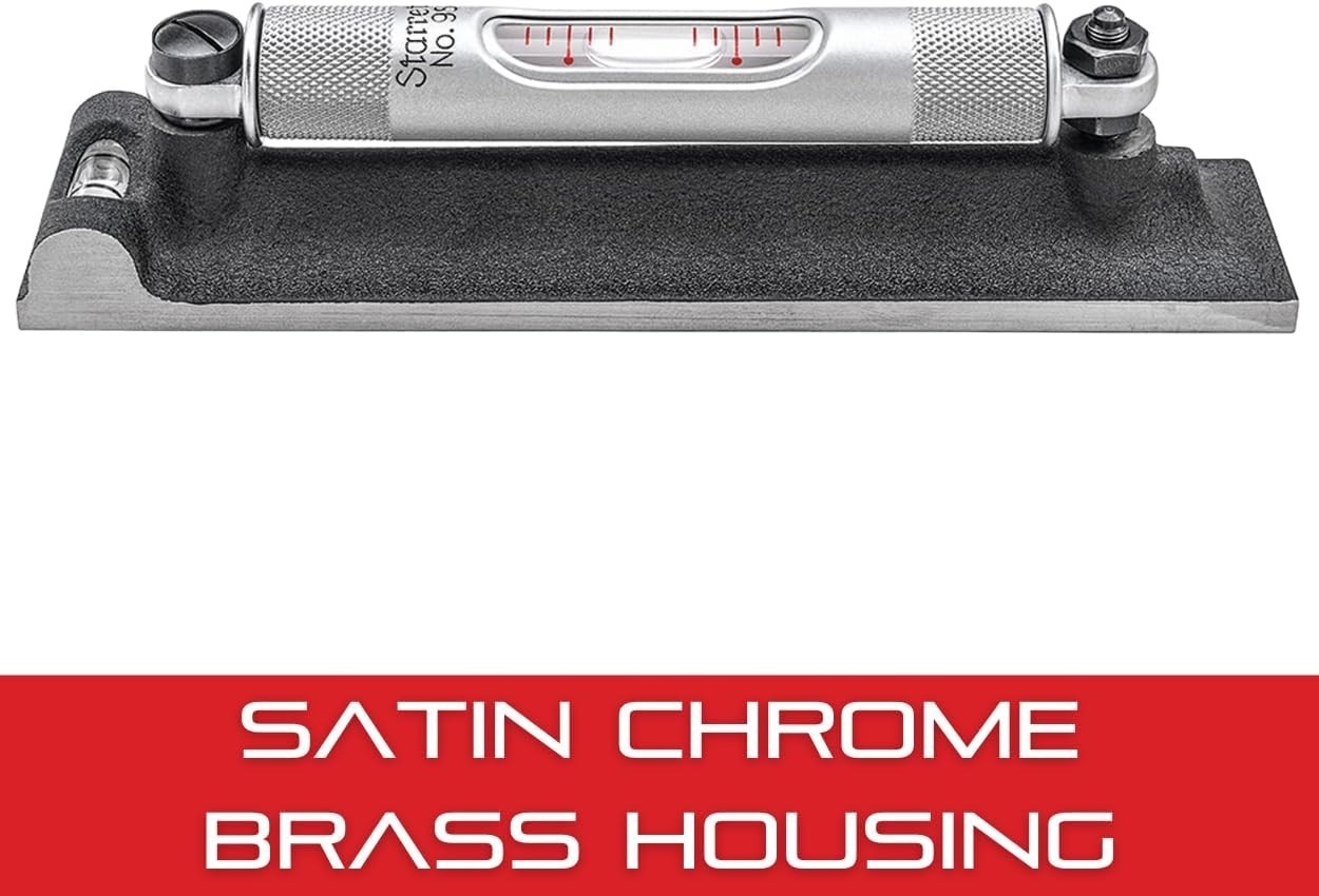 Machinists' Level with Ground Main and Cross Vial - Designed for Machine Sho...