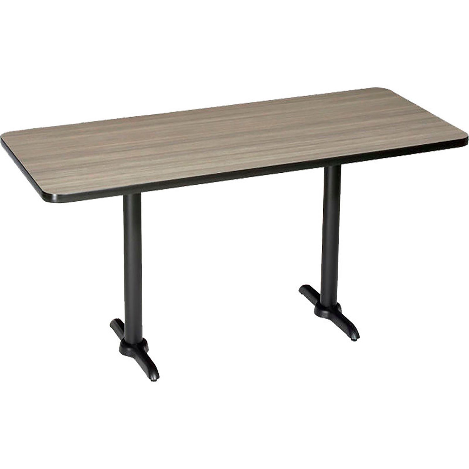 Bar Height Breakroom Table Charcoal 72"L x 36"W x 42"H