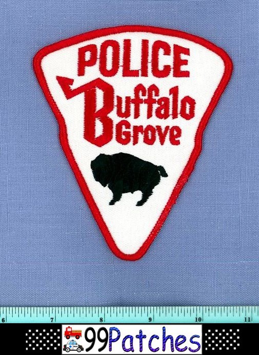 BUFFALO GROVE ILLINOIS Police Shoulder Patch BISON 9K