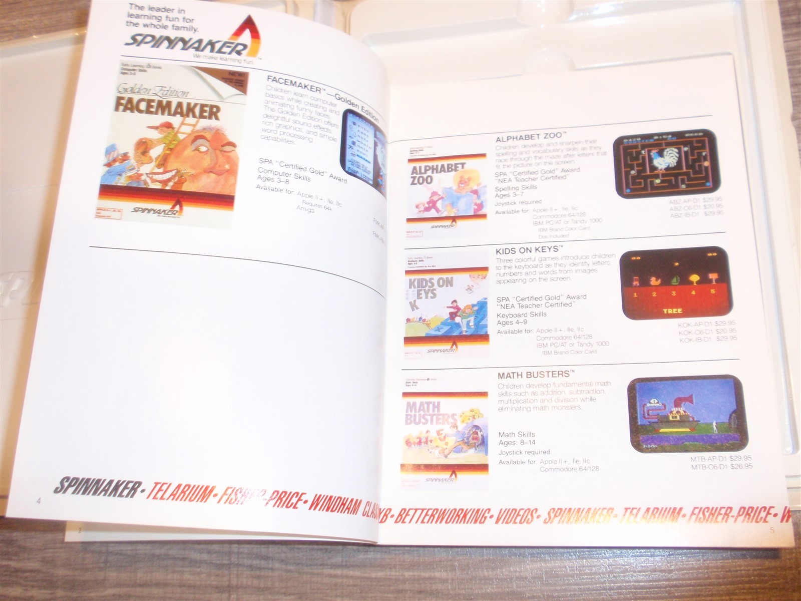 Rhymes & Riddles 1982 Spinnaker Game In Box 5.25" Floppy Disk for Commodore 64