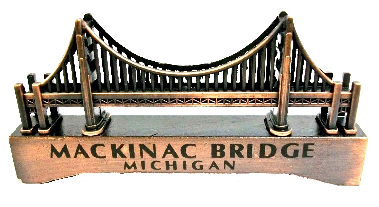 Mackinac Bridge Michigan Die Cast Metal Collectible Pencil Sharpener