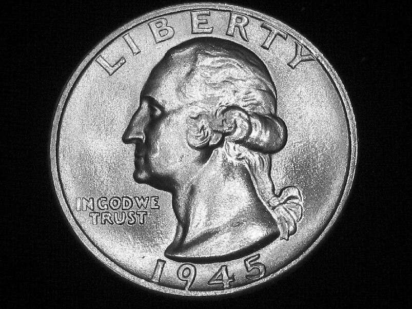 1945-S Washington Quarter --- Gem Uncirculated