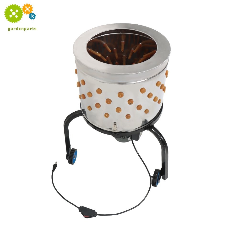 Motor Feather Plucker 280RPM Stainless Steel Drum Chicken Plucker Machine 120V