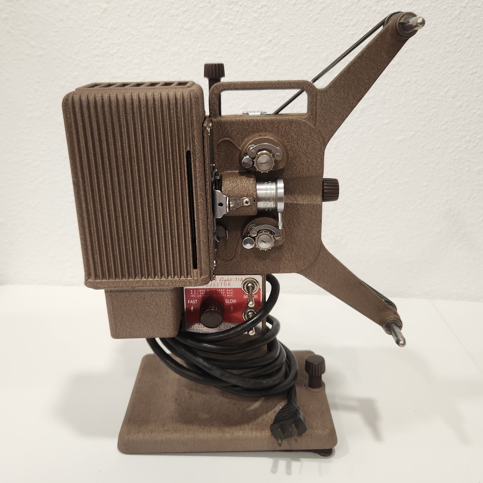 Vintage Film Projector KODASCOPE Eight-71A (WITHOUT CASE; CONTAINS MANUAL)