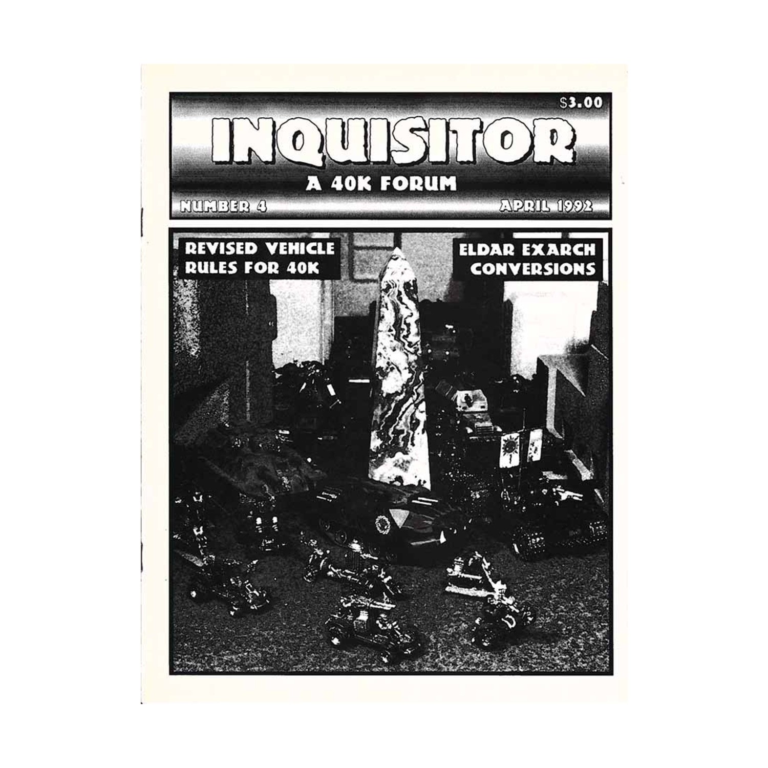Tim DuPert Inquisitor M  #4 "Revised Vehicle Rules for 40k, Eldar Exarch Mag EX