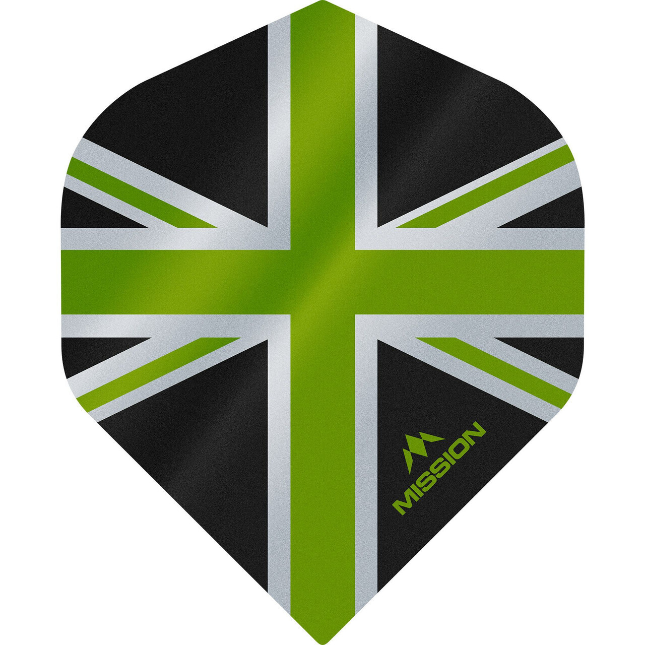 Mission - Alliance - Union Jack Dart Flights - No2 (Standard) - 100 Micron - Bla