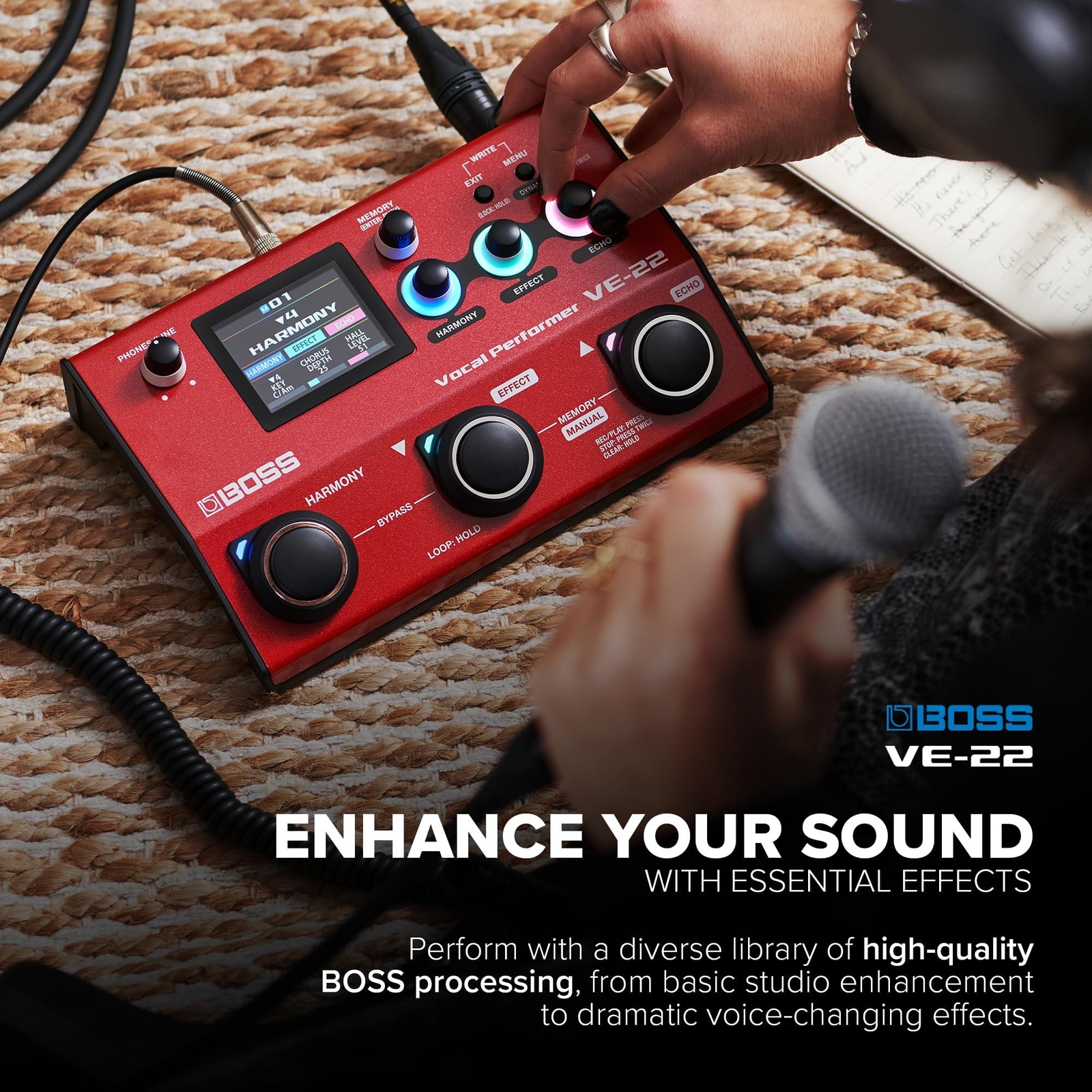 Boss VE-22 Vocal Performer Vocal Multi-Effects