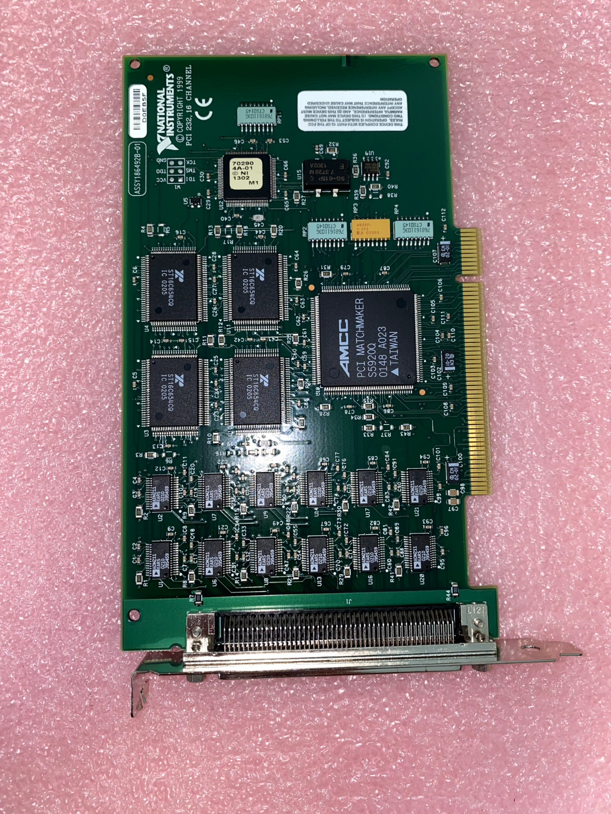 National Instrument 186492B-0 Data Acquisition Card Assembly 186492B-01