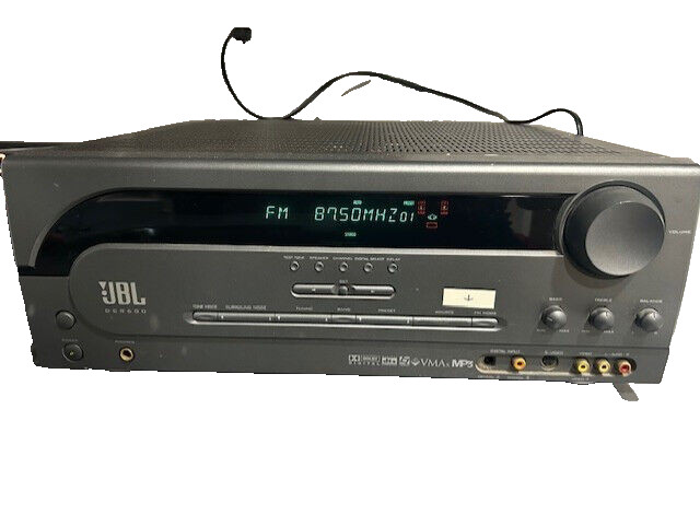 JBL DCR600II Receiver HiFi Stereo 5.1 Channel Home Audio Dolby Pro / NO REMOTE