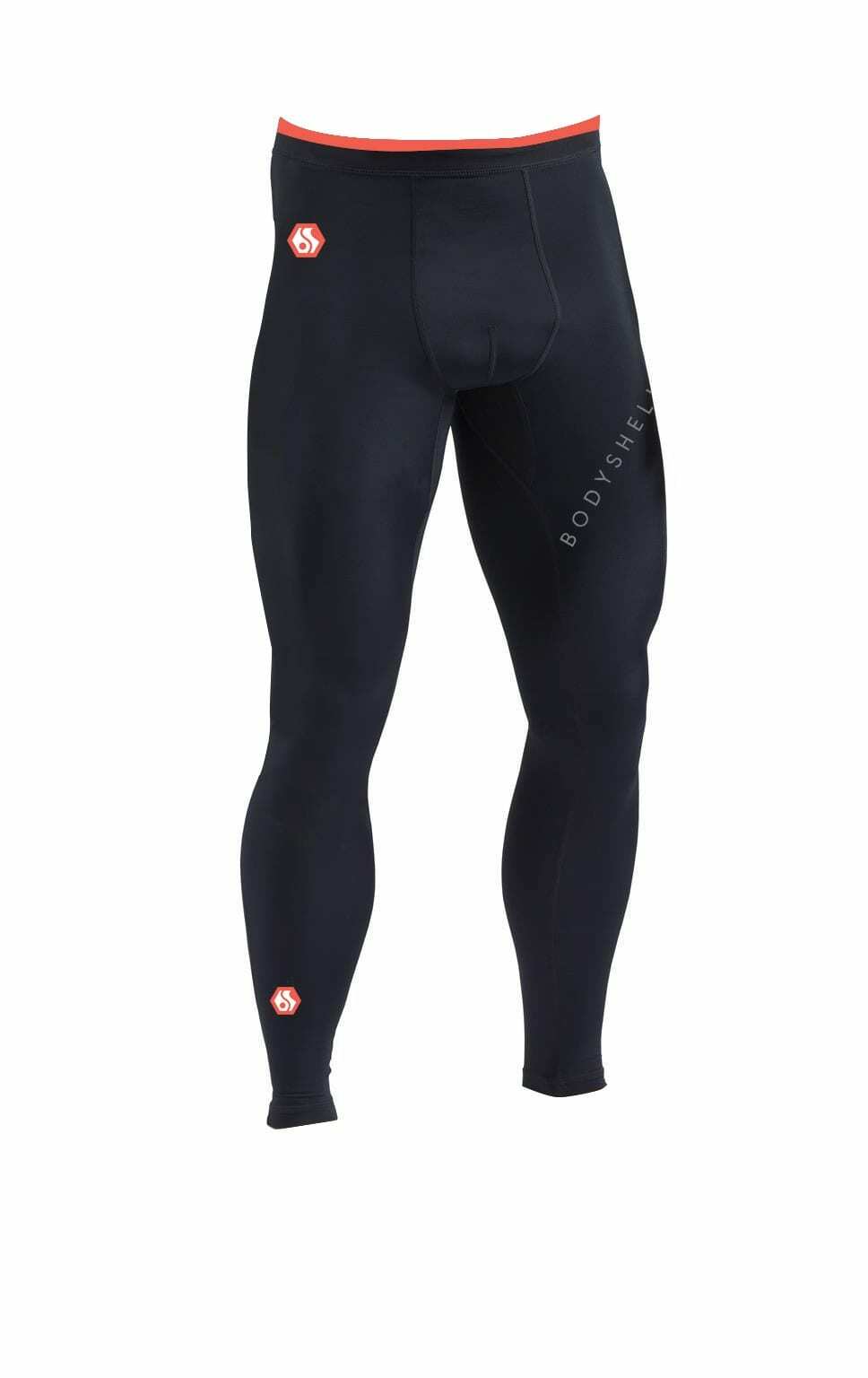 Bodyshell Dual Black Compression Skin Tight Leggings black Medium TD017 FF 04