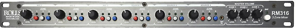 Rolls Mixer 3 Zone Switchable