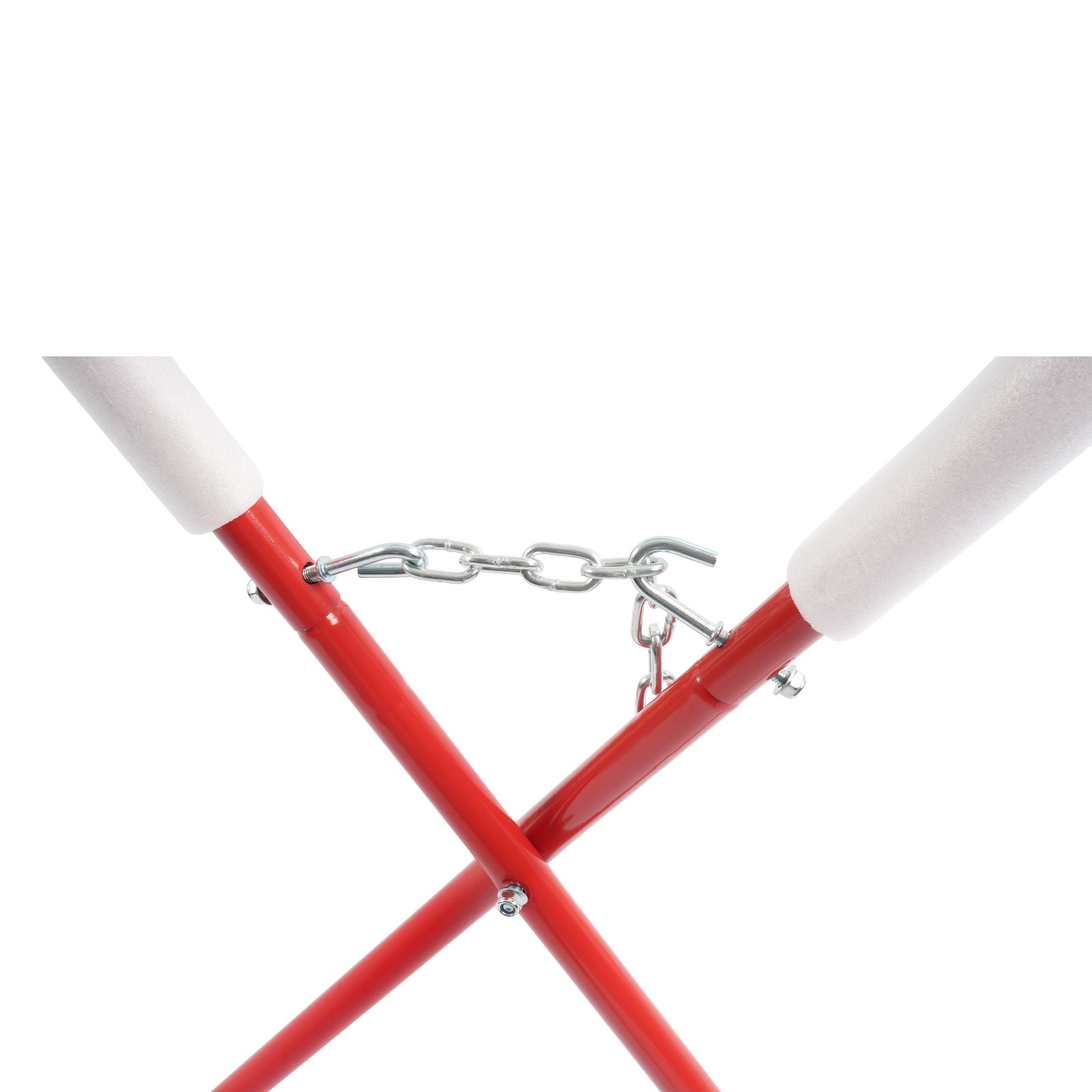 Red 500LBS Portable Folding Work Stand Auto Body Tool Painting Rack Steel Rubber