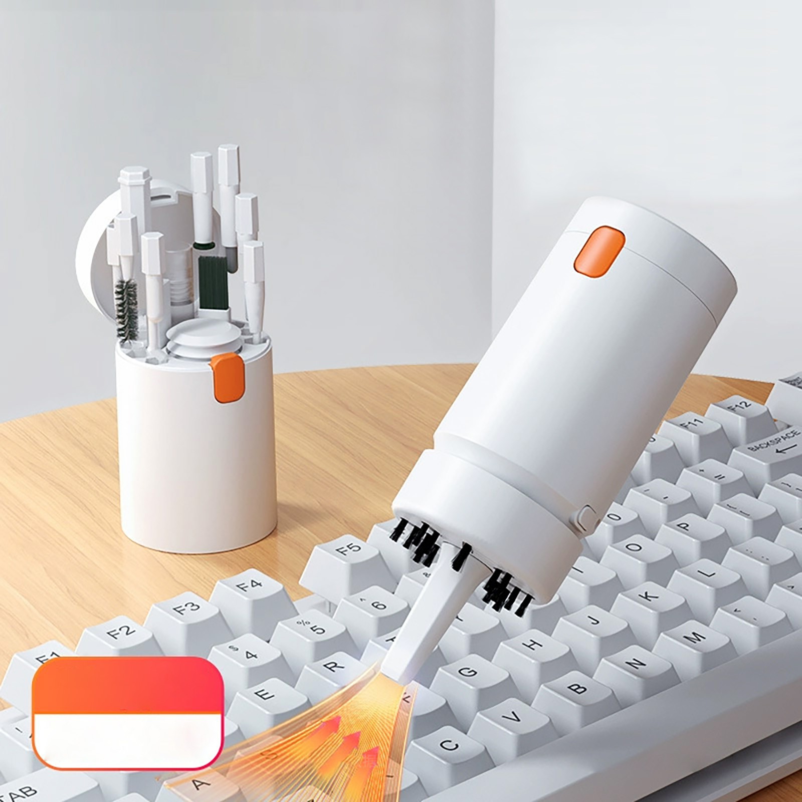 Computer Cleaning Tool Set 21-in-1 with Vacuum for Keyboard Laptop Screen Device