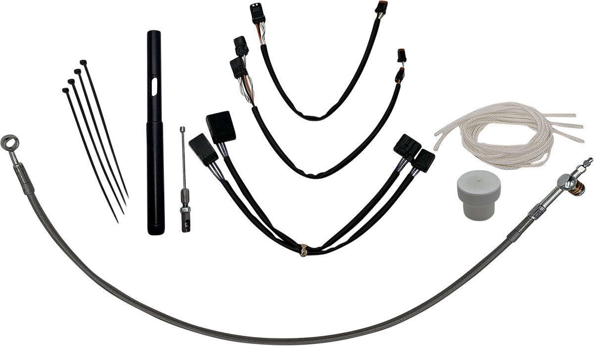 Fat Baggers, Inc. EZ Install Handlebar Kit 14" Chrome 109514