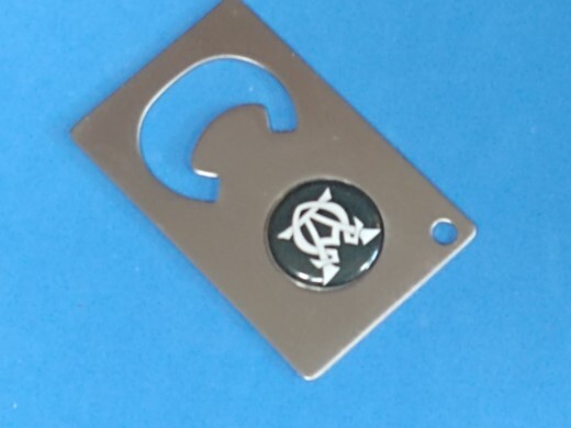 ALPHA OMEGA SIGN CREDIT CARD BOTTLE OPENER #228