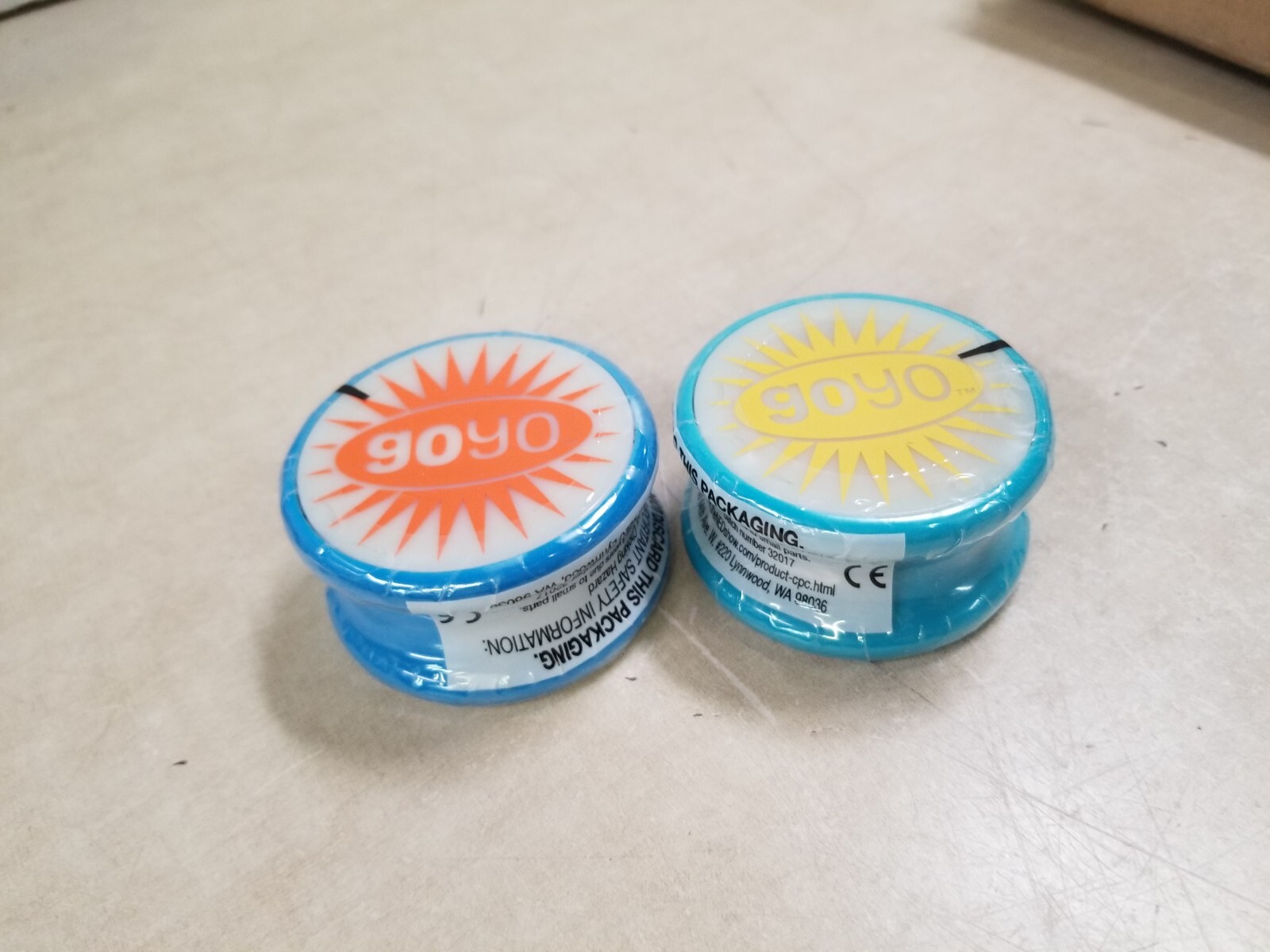 Lot of 2 - GoYo Yo-Yo GO BRAIN YoYo By Ned Kids Blue