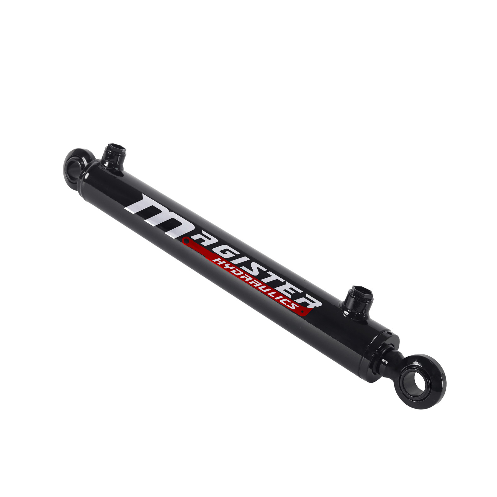 Hydraulic Cylinder Welded Double Acting 2" Bore 16" Stroke Swivel Ball/Eye