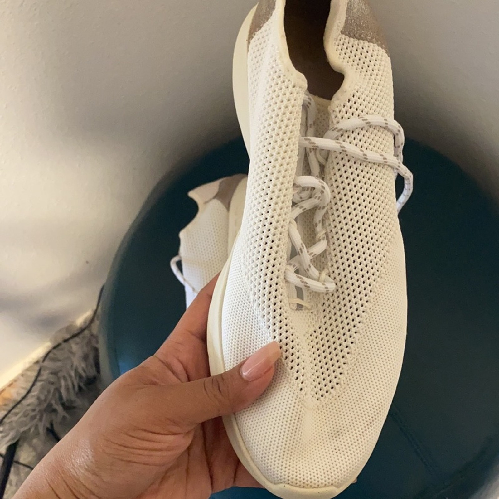 White Mesh Sanctuary Sneakers