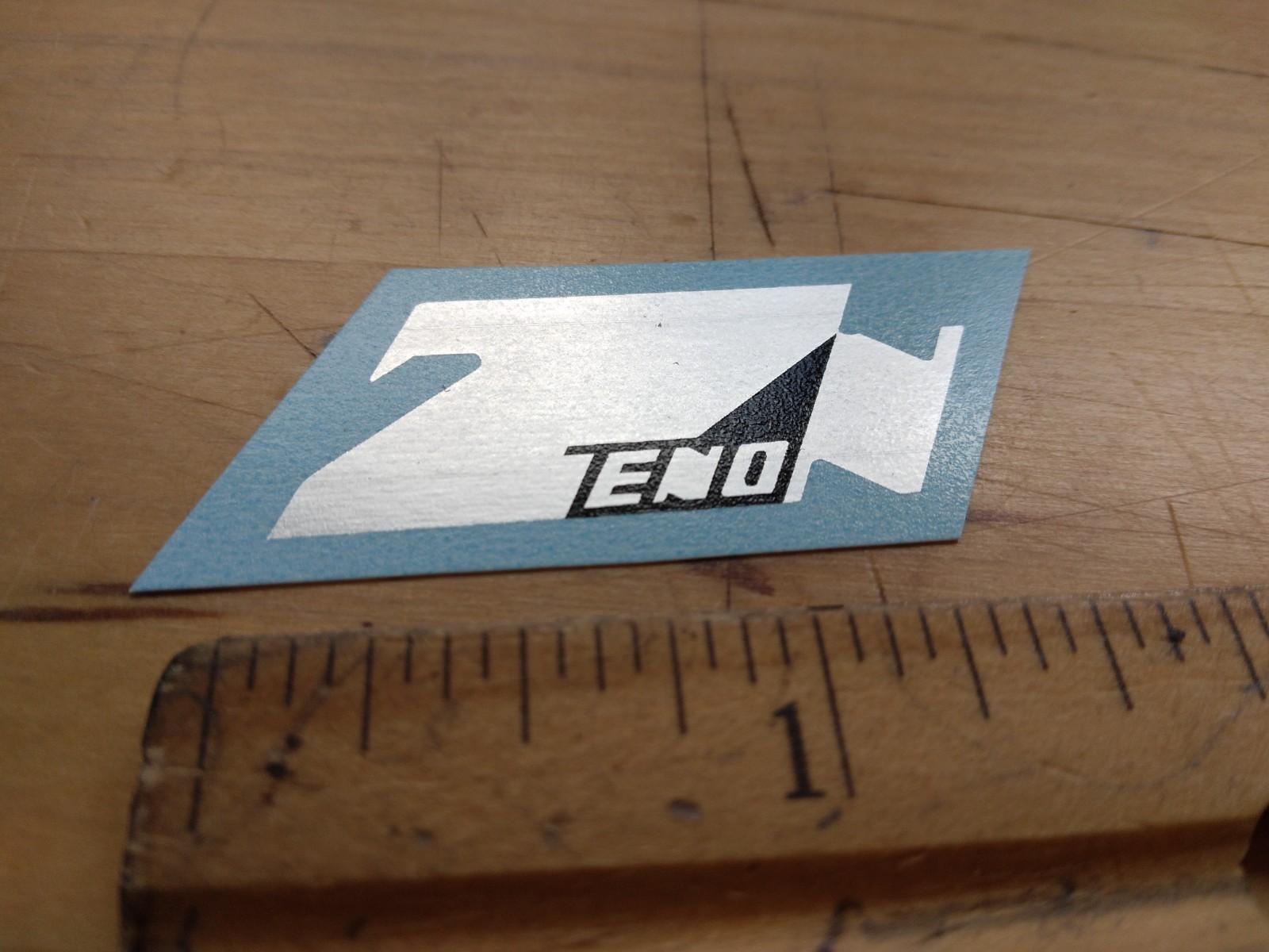 VINTAGE ZENON Guitar Waterslide Decal Metallic ink, Premium decal Reproduction