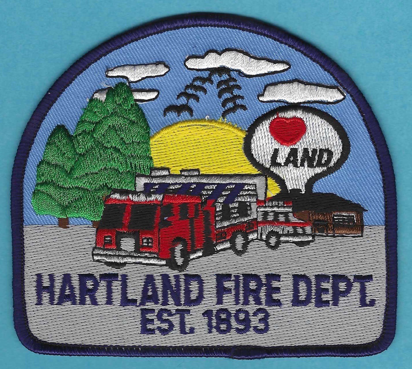 HARTLAND WISCONSIN FIRE RESCUE PATCH