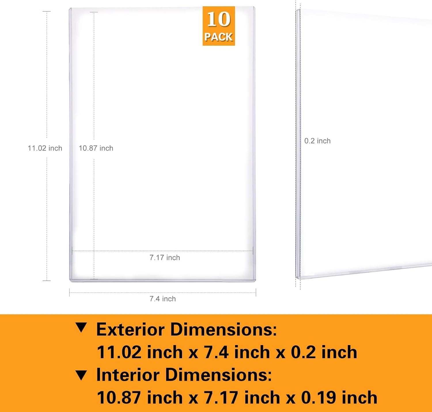 10ct Current Comic Toploaders - Protection for Display & Storage Needs