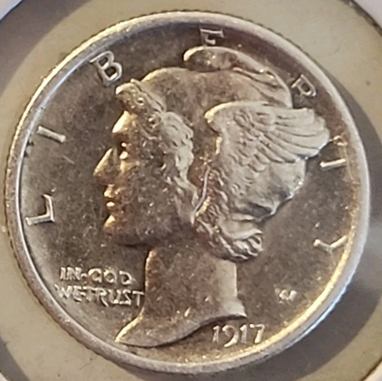 1917-S Mercury Dime ■ GEM/BU ■ FSB ■ #6008
