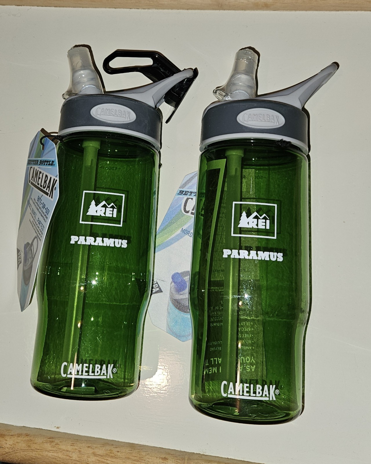 Rei Paramus Logo Camelbak Better Bottle: bite-sip-go! BPA Free .5 Liter Forest