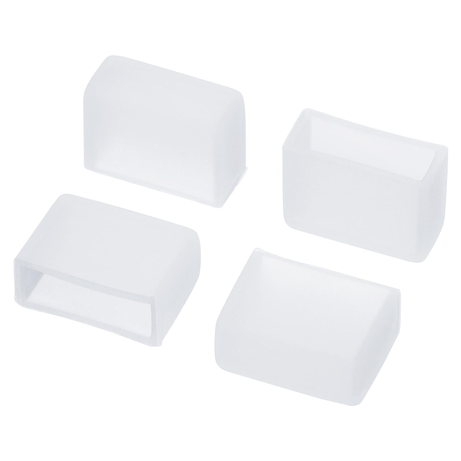 Silicone End Cap Plug Cover,120 Pack Fit 3528/2835/3014 10mm Wide LED Tube Strip