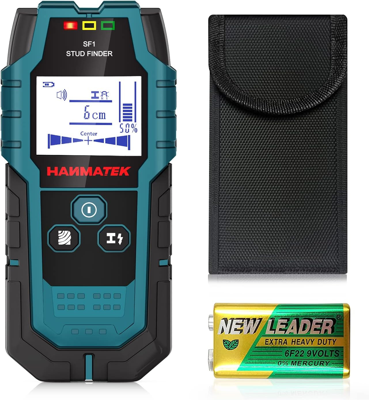 Stud Finder Wall Scanner Detector with Pro Smart Sensor,Audio Alarm and HD LCD D