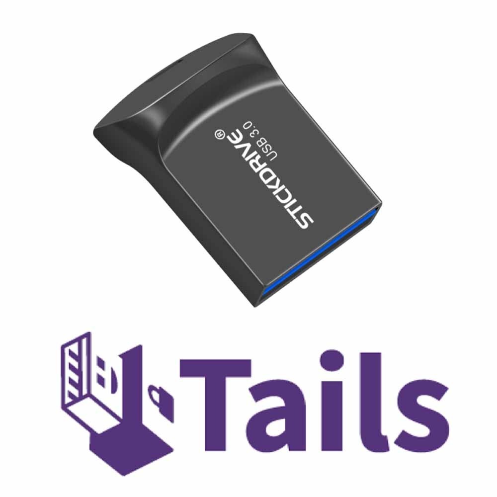 Tails Linux - 32 Gb USB 3 Drive Safe Fast Secure Anonymous Live Boot OS