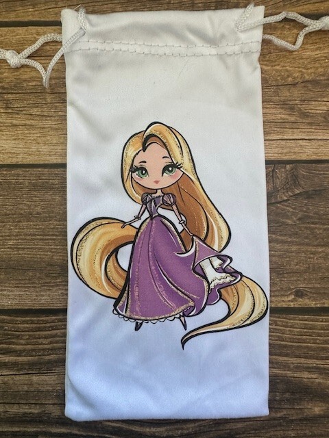 Soft Eye Sunglasses White Accessory Pouch Pull Top Rapunzel Tangled Princess Hai