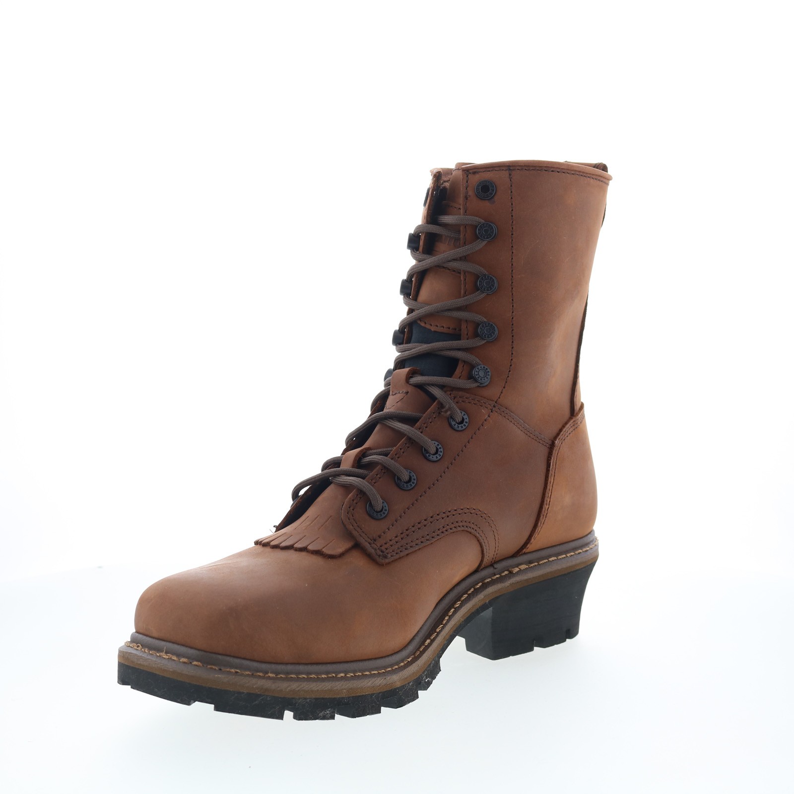 Rocky Square Toe Logger Composite Toe WP 9" Mens Brown Wide Work Boots