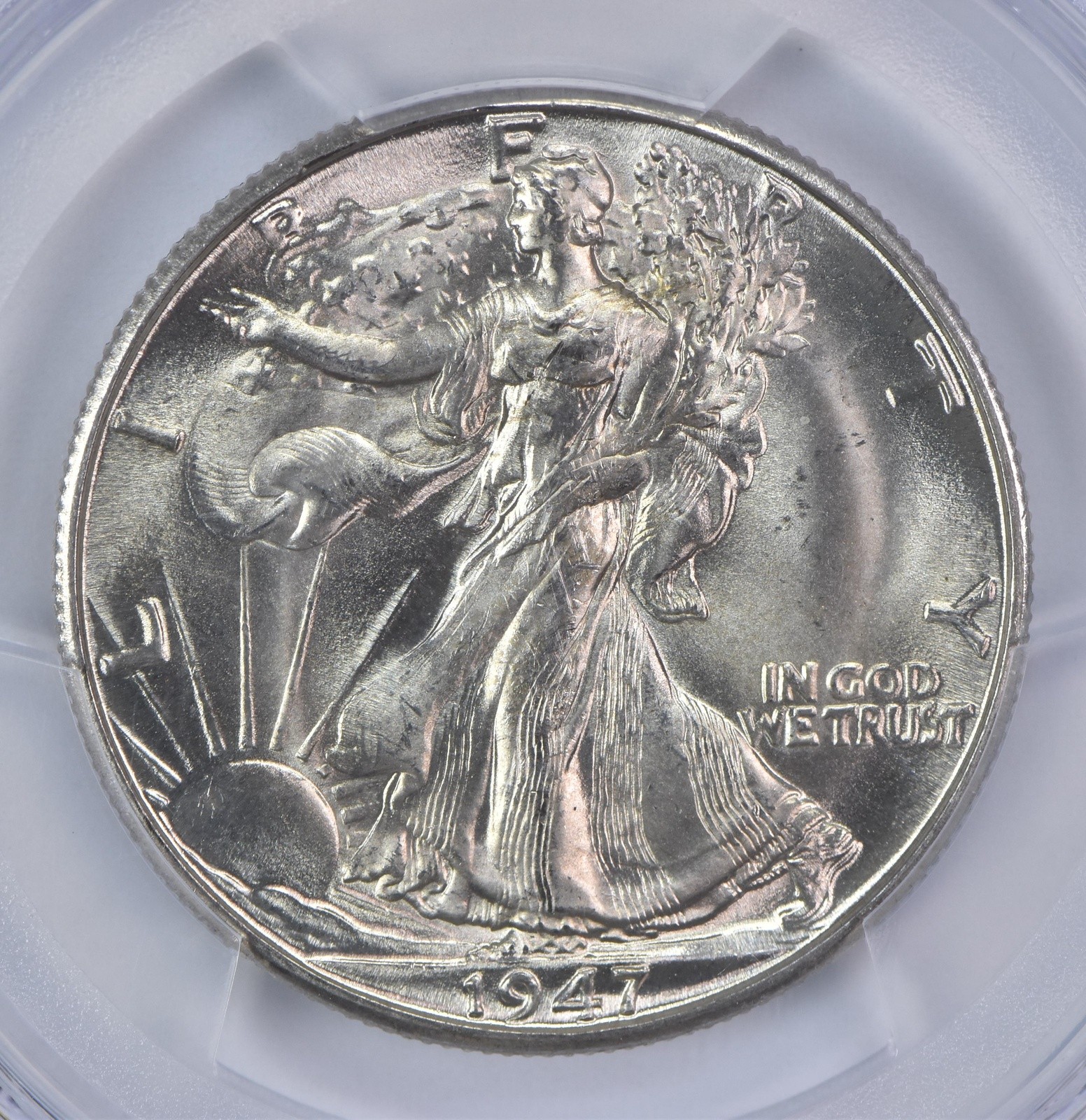 1947-D Walking Liberty Half Dollar Boston Collection MS64 PCGS